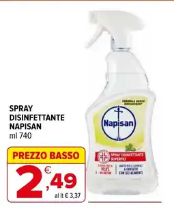 Iperal Spray disinfettante NAPISAN offerta