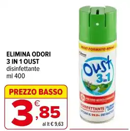 Iperal Elimina odori 3 in 1 OUST offerta