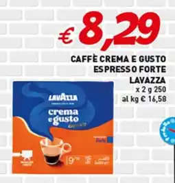 Coal Caffè crema e gusto espresso forte LAVAZZA x2 offerta