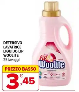 Iperal Detersivo lavatrice liquido lip WOOLITE offerta