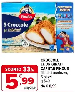 Iperal Croccole le originali capitan findus offerta