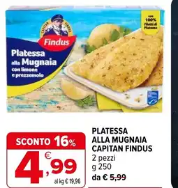Iperal Platessa alla mugnaia capitan FINDUS offerta