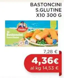 Coop BASTONCINI S.GLUTINE X10 300 G offerta