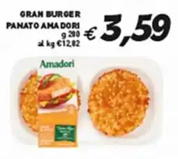 Coal Oran burger panato AMADORI offerta