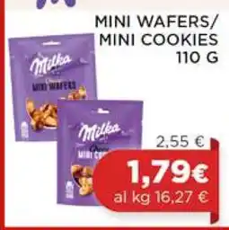 Coop MILKA MINI WAFERS/MINI COOKIES offerta