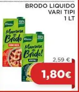 Coop Brodo Liquido Vari Tipi offerta