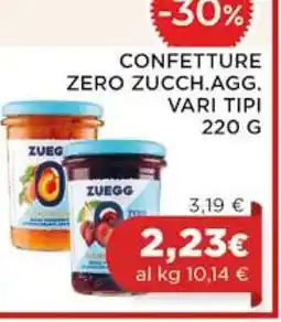 Coop CONFETTURE ZERO ZUCCH.AGG. VARI TIPI offerta