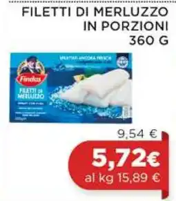 Coop FILETTI DI MERLUZZO IN PORZIONI 360 G offerta