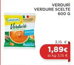 Coop VERDURÌ VERDURE SCELTE 600 G offerta