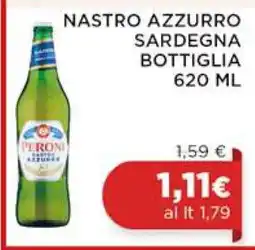Coop Nastro Azzurro Sardegna Bottiglia 620 ml offerta