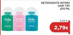 Coop Chilly Detergente intimo offerta