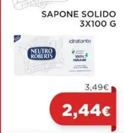 Coop SAPONE SOLIDO 3X100 G offerta