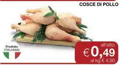 Coop Cosce di pollo offerta