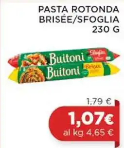 Coop PASTA ROTONDA BRISEE/SFOGLIA 230 G offerta