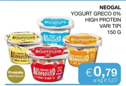 Coop NEOGAL YOGURT GRECO 0% HIGH PROTEIN offerta