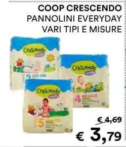 Coop COOP CRESCENDO PANNOLINI EVERYDAY offerta