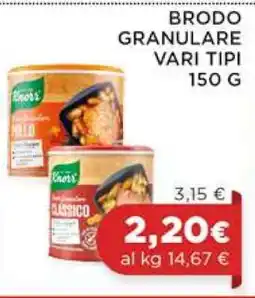 Coop Brodo granulare vari tipi offerta