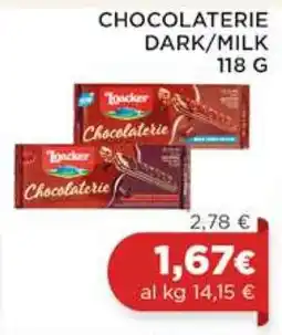Coop CHOCOLATERIE DARK/MILK 118 G offerta