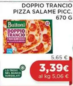 Coop DOPPIO TRANCIO PIZZA SALAME PICC offerta