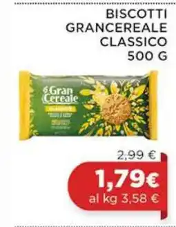 Coop BISCOTTI GRANCEREALE CLASSICO 500 G offerta