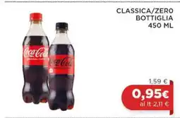Coop Coca Cola Classica/Zero Bottiglia offerta