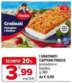 Iperal I Gratinati capitan findus offerta