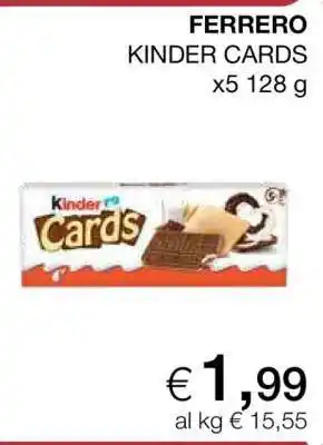 Coop FERRERO Kinder Cards offerta