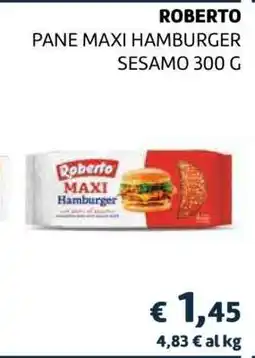 Coop ROBERTO PANE MAXI HAMBURGER SESAMO 300 G offerta