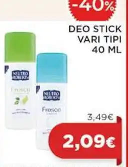 Coop DEO STICK VARI TIPI offerta