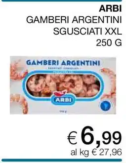 Coop ARBI GAMBERI ARGENTINI SGUSCIATI XXL offerta