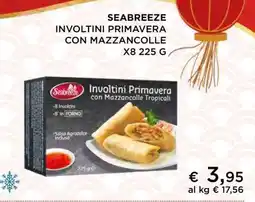 Coop SEABREEZE INVOLTINI PRIMAVERA CON MAZZANCOLLE X8 225 G offerta
