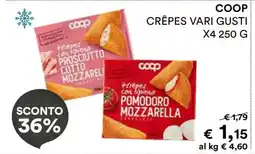 Coop COOP CRÊPES VARI GUSTI offerta