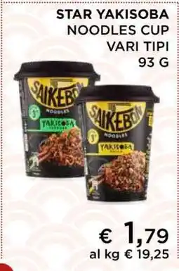 Coop STAR YAKISOBA NOODLES CUP offerta
