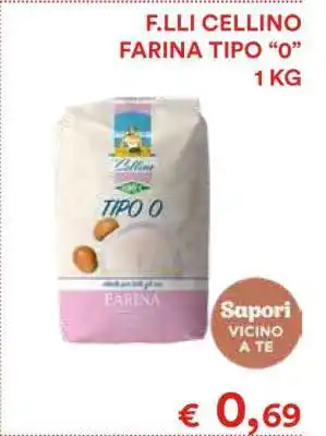 Coop F.LLI CELLINO FARINA TIPO “0” offerta