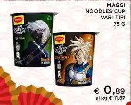 Coop MAGGI NOODLES CUP VARI TIPI offerta