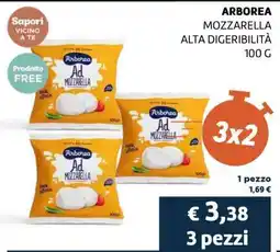 Coop ARBOREA MOZZARELLA ALTA DIGERIBILITÀ 100 G offerta