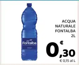 Conad ACQUA NATURALE FONTALBA 2L offerta