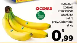 Conad Banane Conad Percorso Qualità offerta