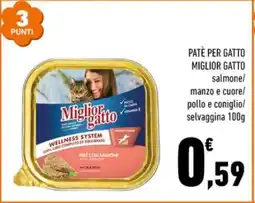 Conad PATÈ PER GATTO MIGLIOR GATTO offerta