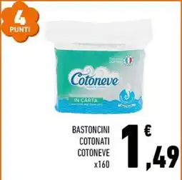 Conad BASTONCINI COTONATI COTONEVE offerta