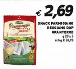 Coal Snack parmigia no reggiano dop GRANTERRE offerta