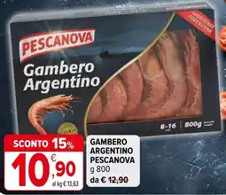 Iperal Gambero argentino pescanova offerta
