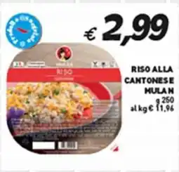 Coal Riso alla cantonese MULAN offerta