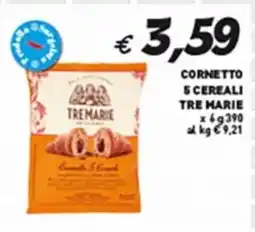 Coal Cornetto 5 cereali TRE MARIE x6 offerta