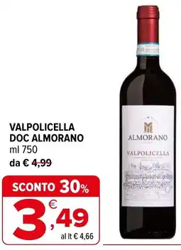 Iperal Valpolicella doc almorano offerta