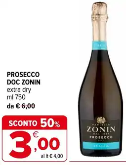Iperal Prosecco doc zonin offerta