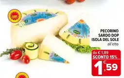 Iperal Pecorino sardo dop isola del SOLE offerta