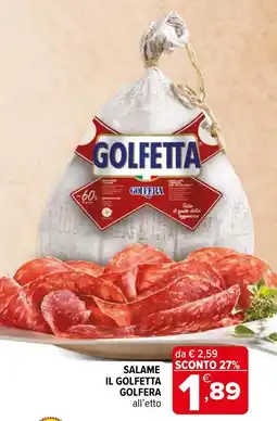 Iperal Salame il golfetta GOLFERA offerta