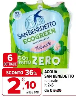 Iperal Acqua san benedetto offerta