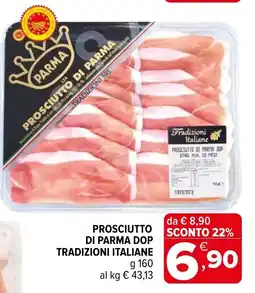 Iperal Prosciutto di parma dop tradizioni italiane offerta